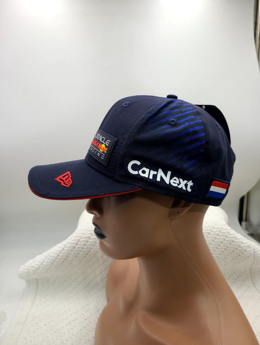 New Era Navy and Red Oracle Racing Cap